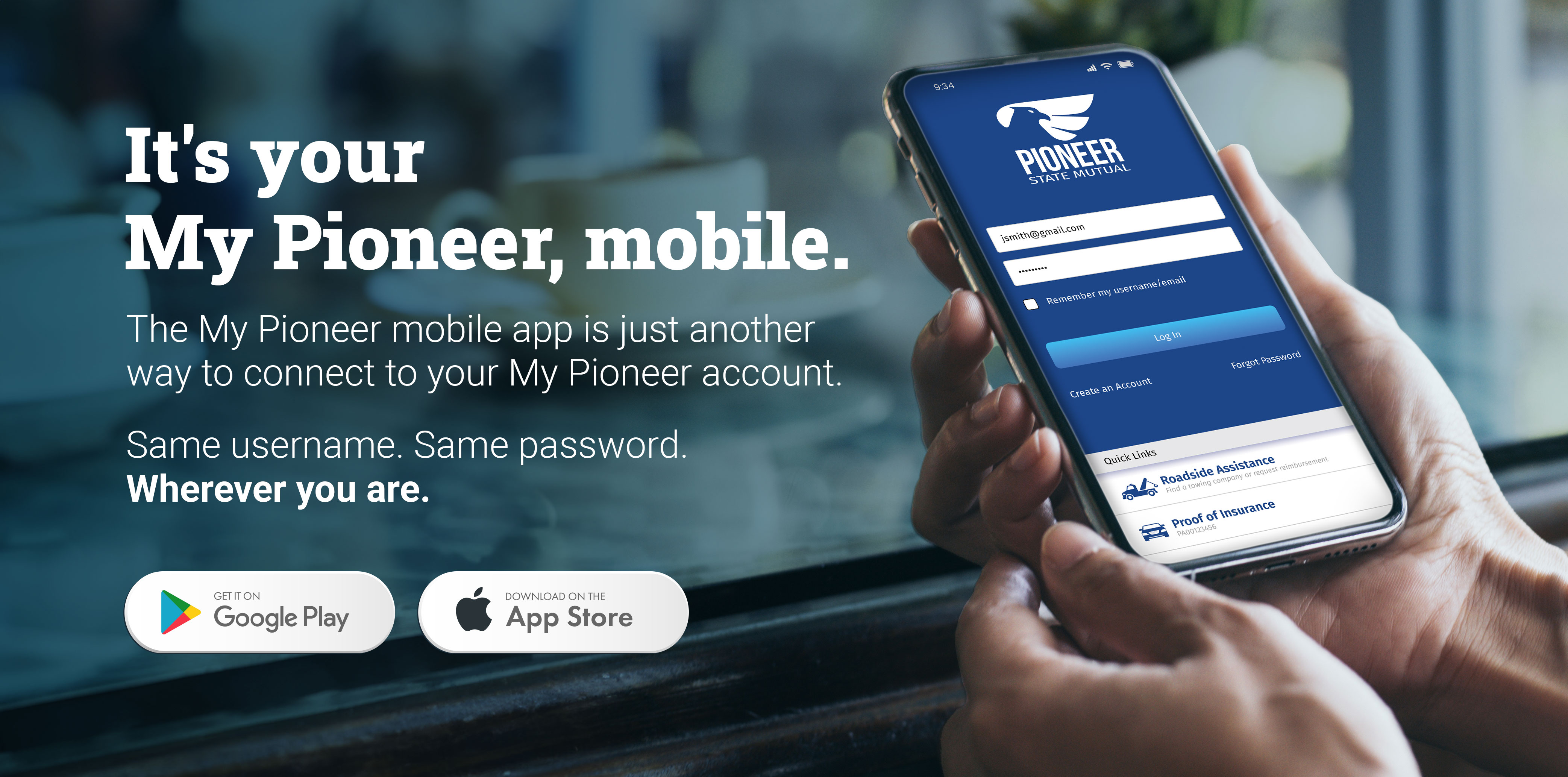 You can access your My Pioneer account via our Mobile App available for iOS and Android. Click here to learn about the mobile app features.